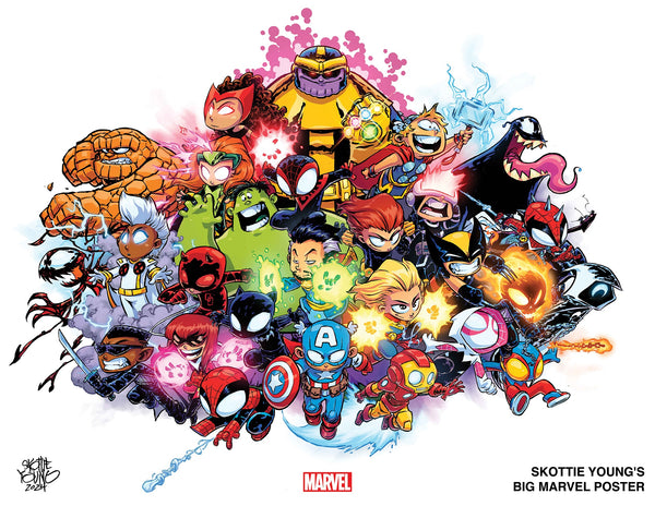 BIG Marvel Poster- Set of 3 UNSIGNED