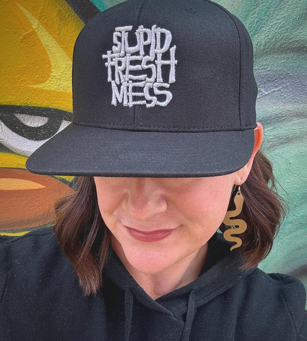 Stupid Fresh Mess logo hat