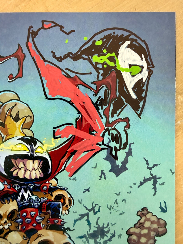 King Spawn #50 with full color remark by Skottie Young