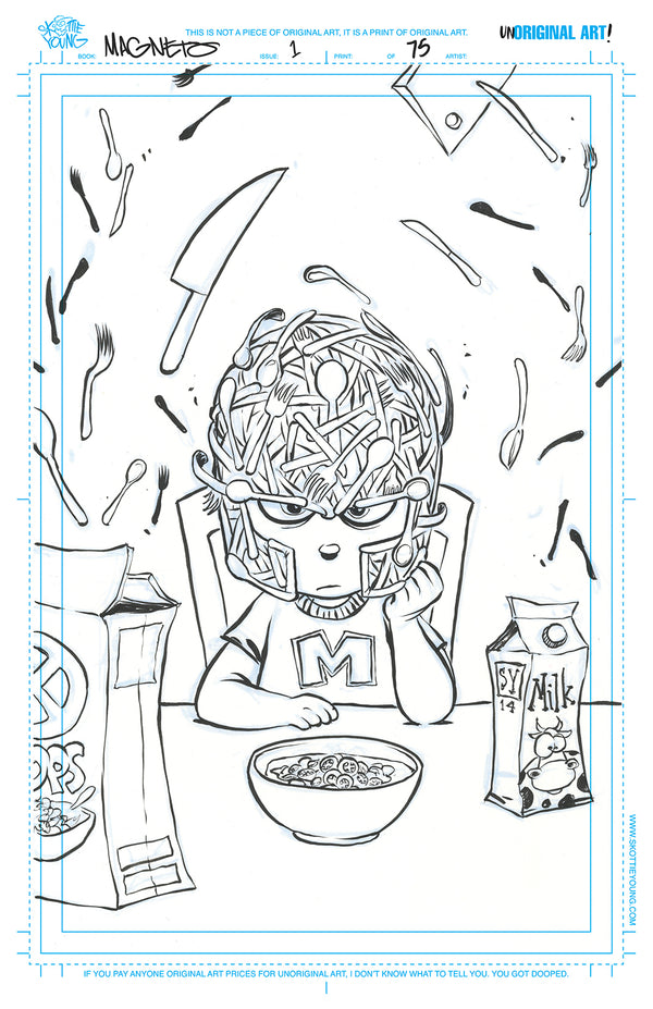 UnORIGINAL ART! Magneto 1