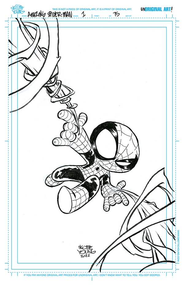 UnORIGINAL ART! Amazing Spider-Man #1