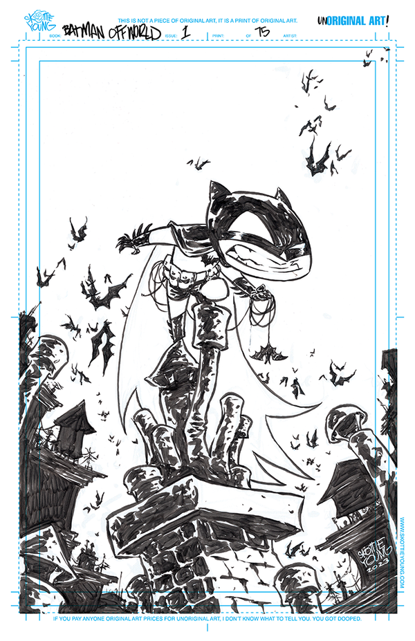 UnORIGINAL ART! Batman Off World #1