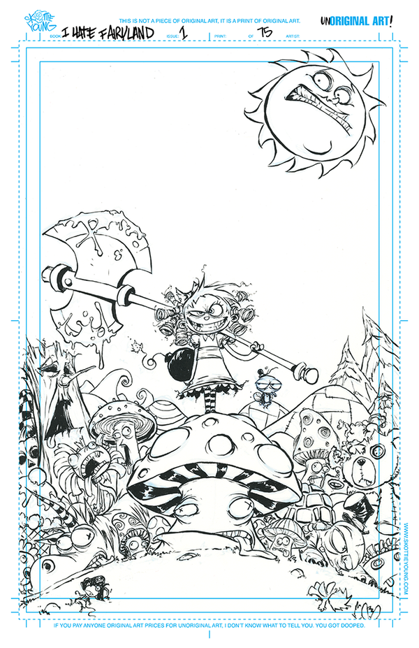 UnORIGINAL ART! I Hate Fairyland #1