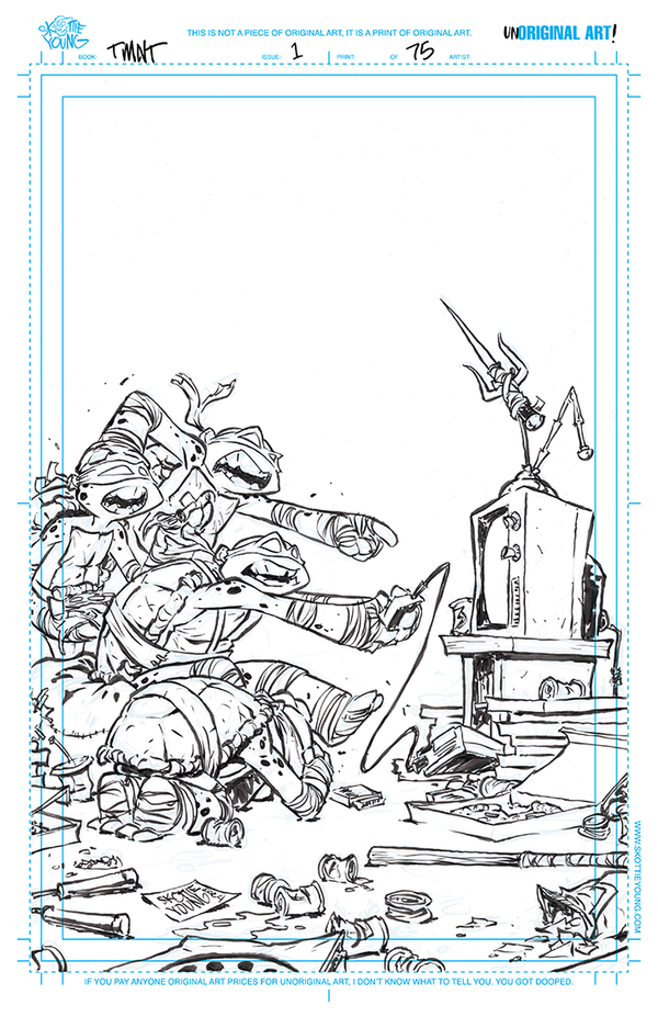 UnORIGINAL ART! Teenage Mutant Ninja Turtles #1