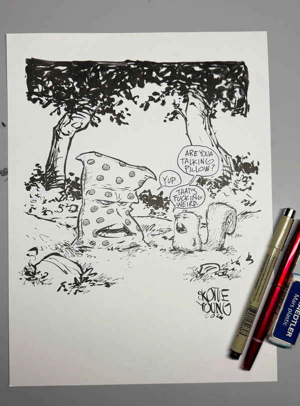 Daily Sketch: Pillow
