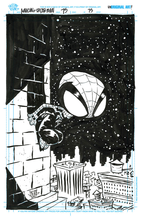 UnORIGINAL ART! Amazing Spider-man 75