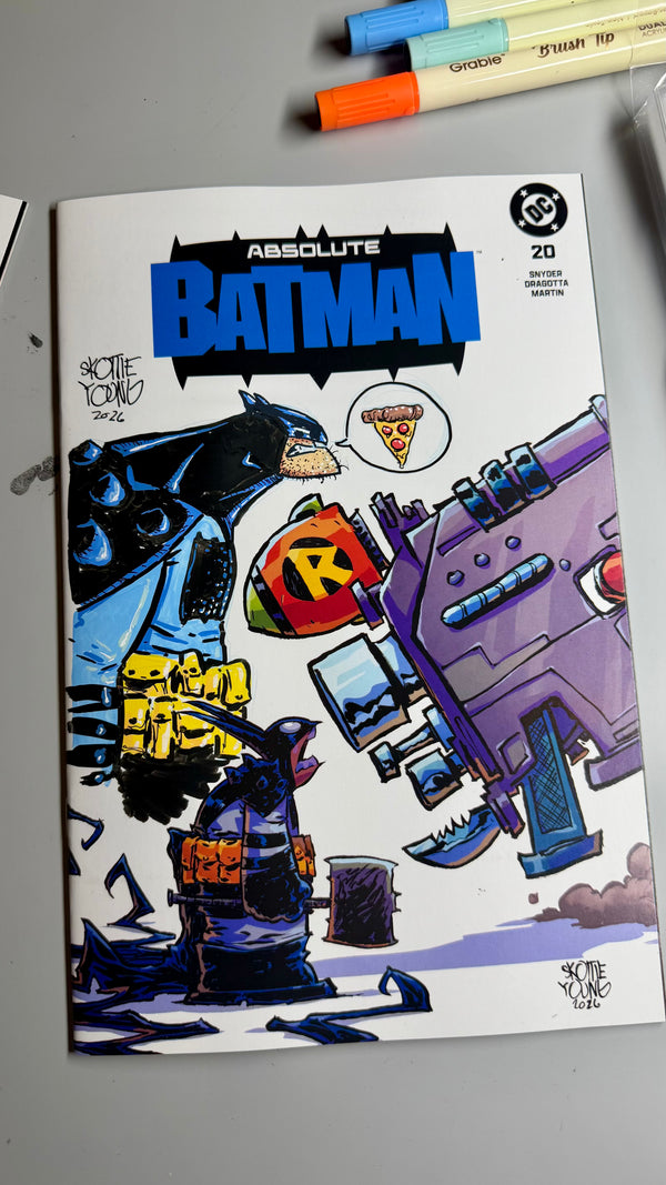 Absolute Batman #20 with Full Color Remark by Skottie Young