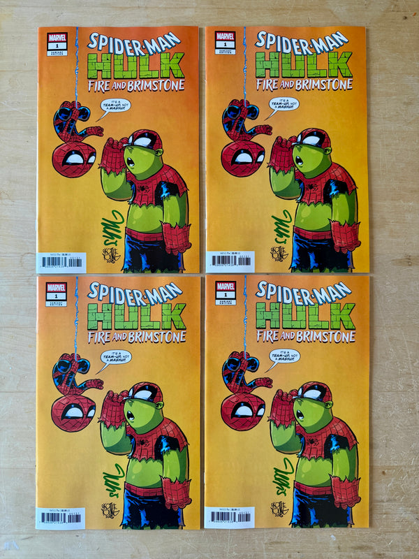 Spider-man Hulk: Fire and Brimstone # 1 (SIGNED)