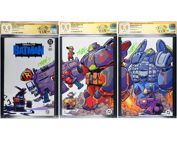 Absolute Batman #20 CGC Sig Series 9.9 SET OF THREE
