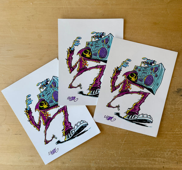 Skelly (Heroes Convention panel print)