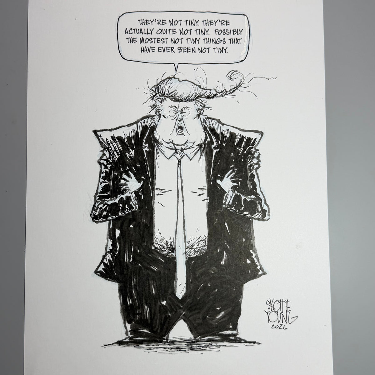 One Word Drawing Prompt- TINY – Stupid Fresh Mess