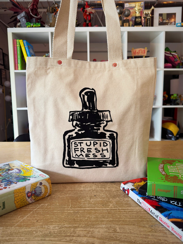 Stupid Fresh Mess canvas tote
