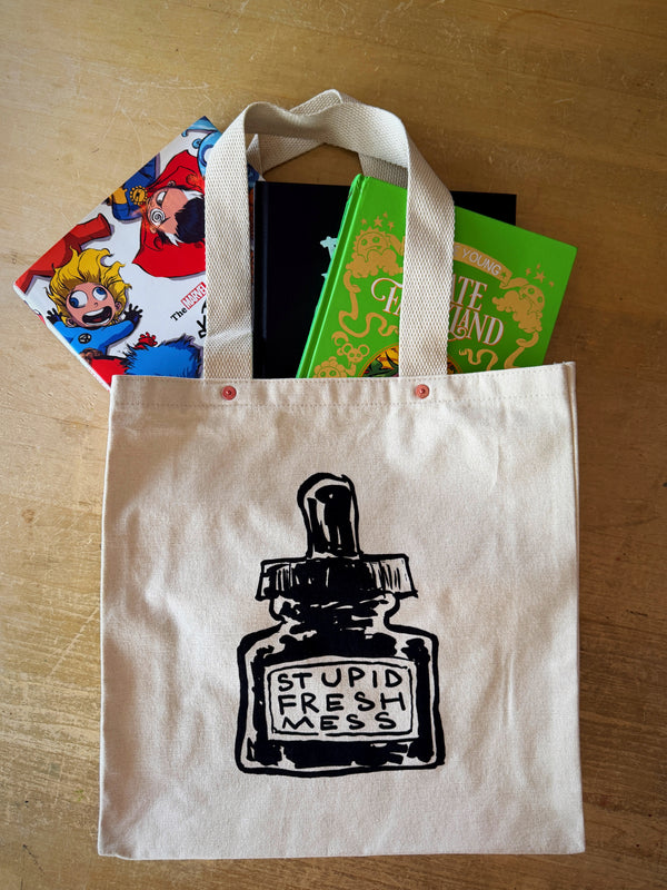 Stupid Fresh Mess canvas tote