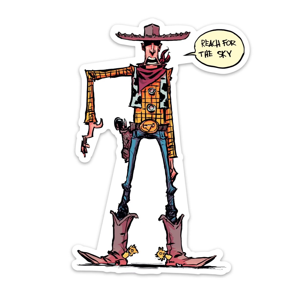 Sticker: Reach For The Sky Woody – Stupid Fresh Mess