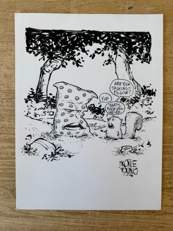 Daily Sketch: Pillow