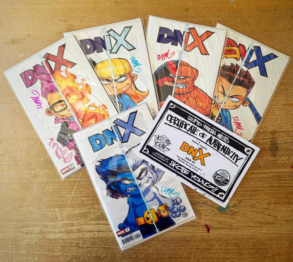 DNX #1 SIGNED SET OF 5