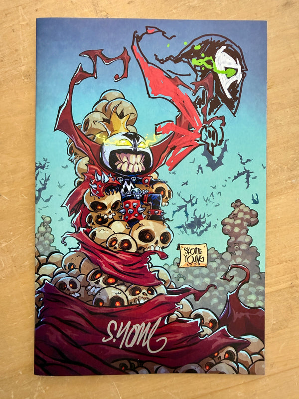 King Spawn #50 with full color remark by Skottie Young
