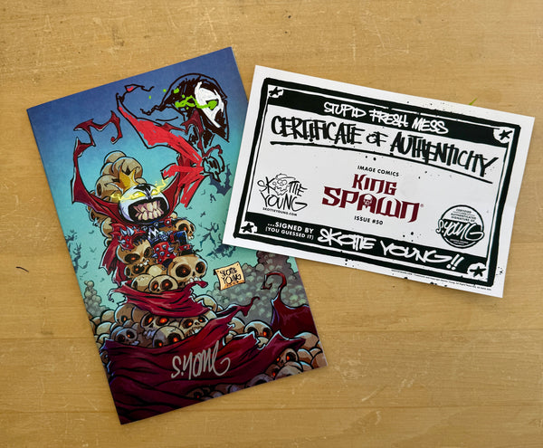 King Spawn #50 with full color remark by Skottie Young