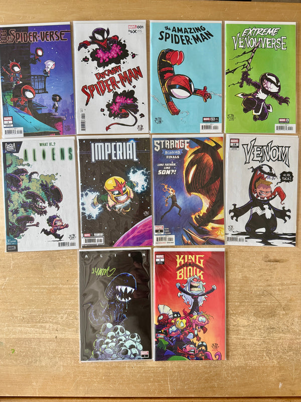 "Comic Junk Box"  10 Skottie Young Comics