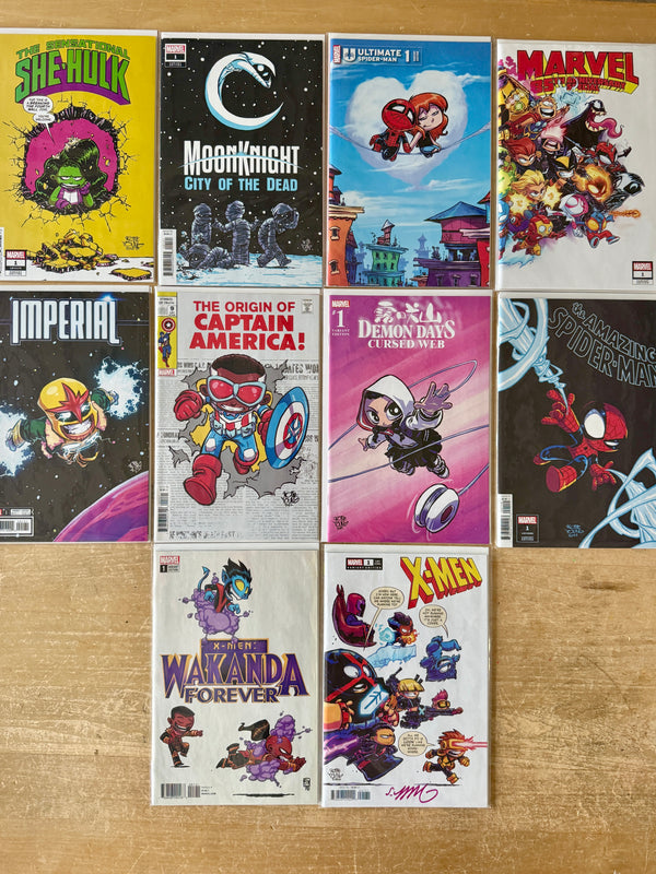 "Comic Junk Box"  10 Skottie Young Comics