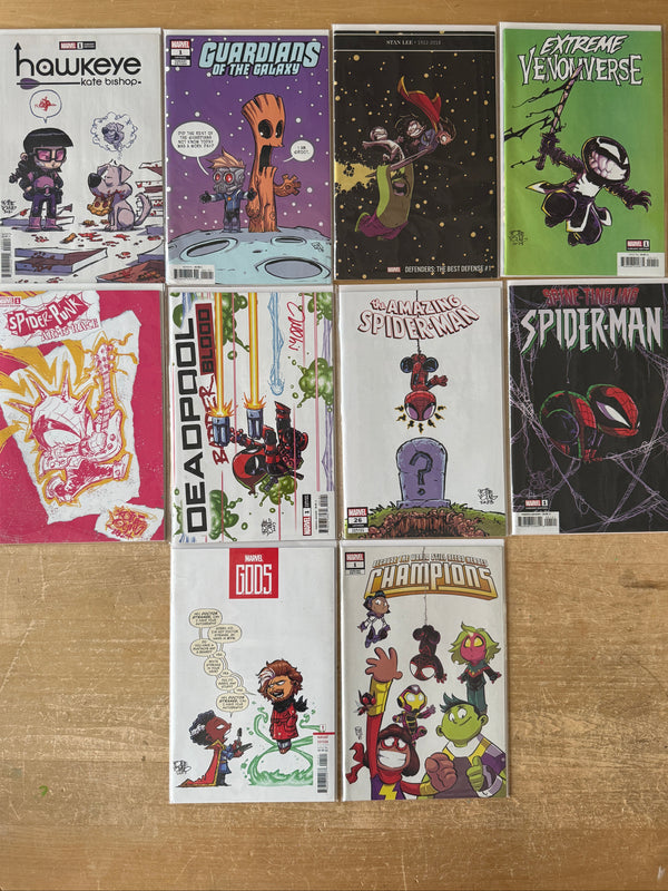 "Comic Junk Box"  10 Skottie Young Comics