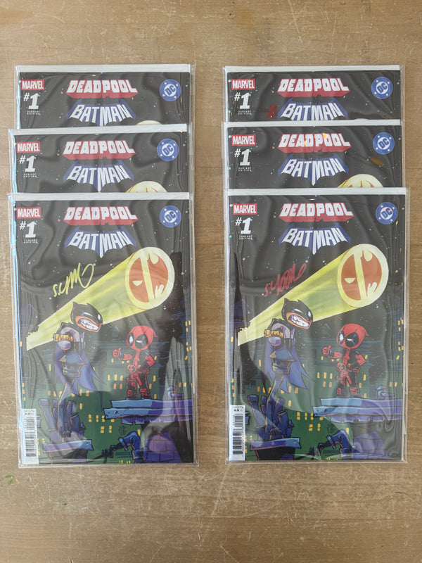 Deadpool / Batman #1 signed with COA