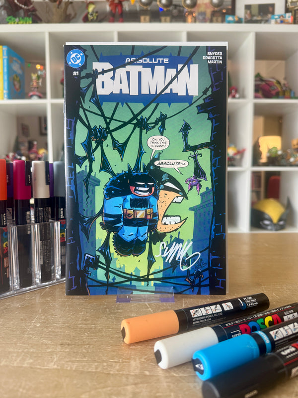 Absolute Batman #1 (first printing) with full color remark