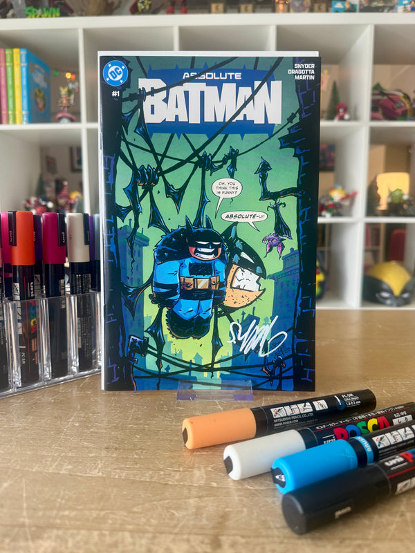 Absolute Batman #1 (first printing) with full color remark
