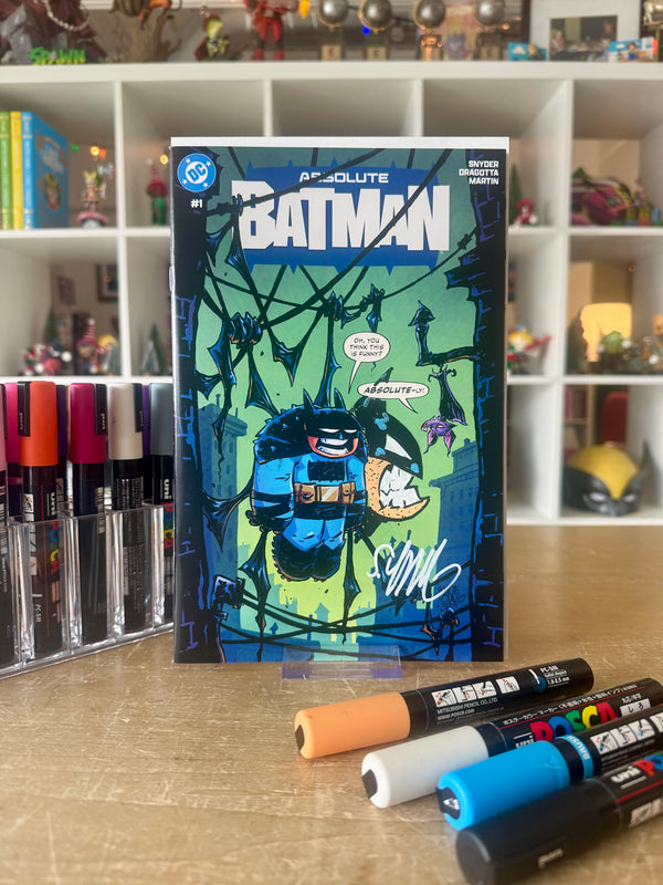 Absolute Batman #1 (first printing) with full color remark