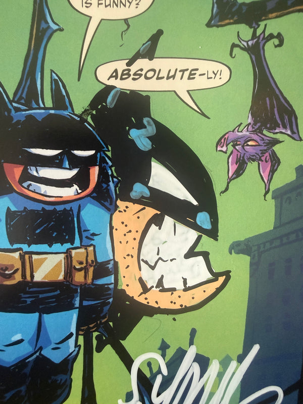 Absolute Batman #1 (first printing) with full color remark