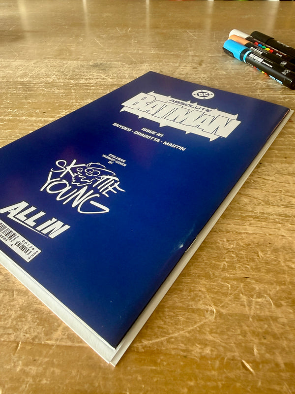 Absolute Batman #1 (first printing) with full color remark