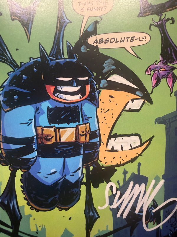 Absolute Batman #1 (first printing) with full color remark