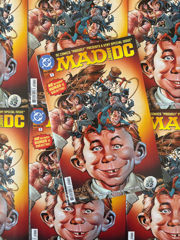 Mad About DC #1 (Skottie Absolutely Mad double spread)