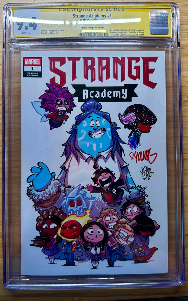 Strange Academy CGC Sig Series 9.4 with Dessy Color Remark