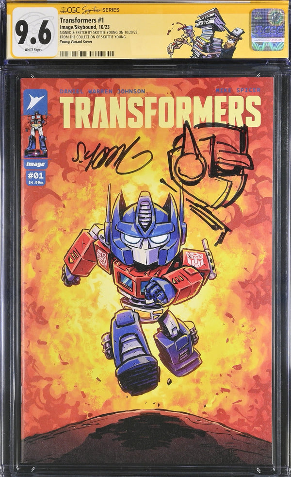 The Personal Collection of Skottie Young- Transformers #1 CGC 9.6