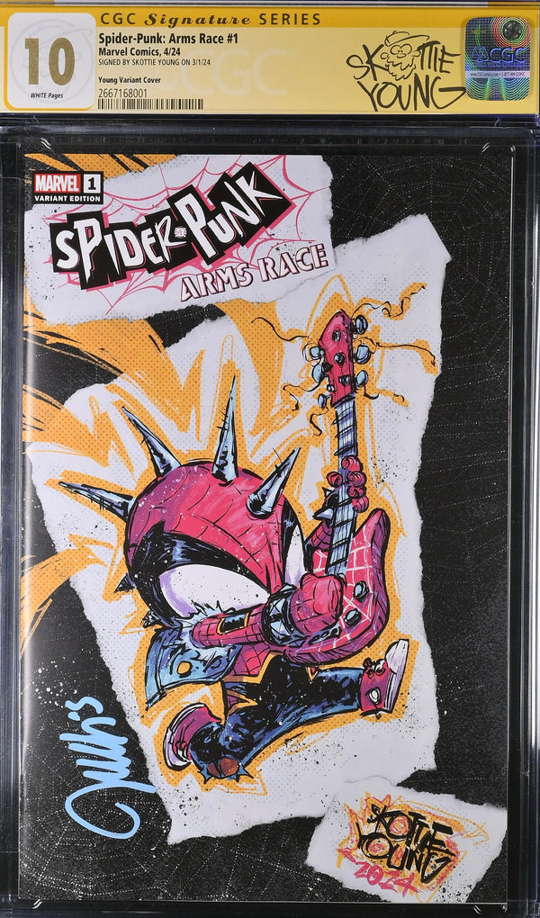 Spider-Punk Arms Race #1 CGC Signature Series 10.0 GEM MINT
