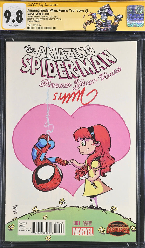 The Personal Collection of Skottie Young- The Amazing Spider-Man Renew Your Vows #1 9.8