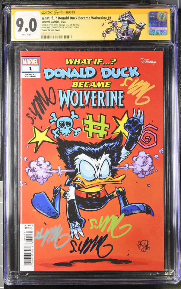 The Personal Collection of Skottie Young- What If...? Donald Duck Became Wolverine #1 9.0-9.8