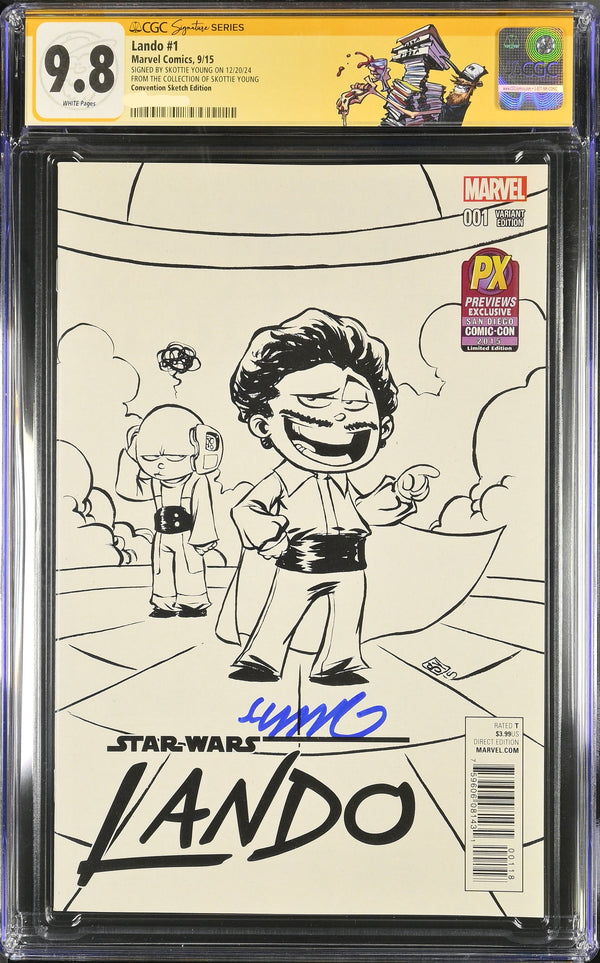 The Personal Collection of Skottie Young- Lando #1 Sketch Edition 9.8