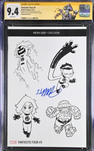 The Personal Collection of Skottie Young-Fantastic Four #5 CGC 9.4