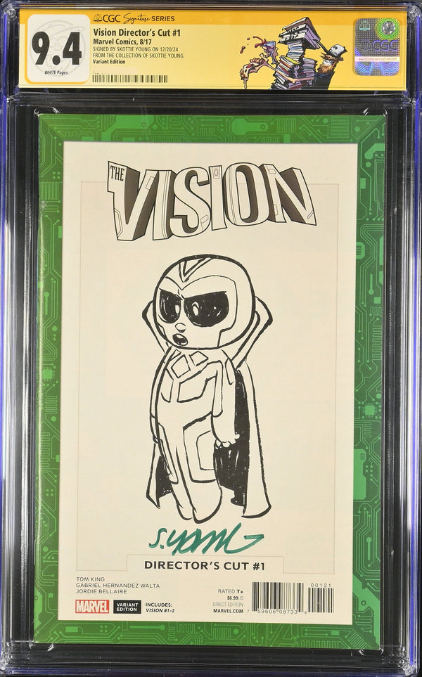 The Personal Collection of Skottie Young- Vision Director's Cut #1 Sketch Variant 9.4