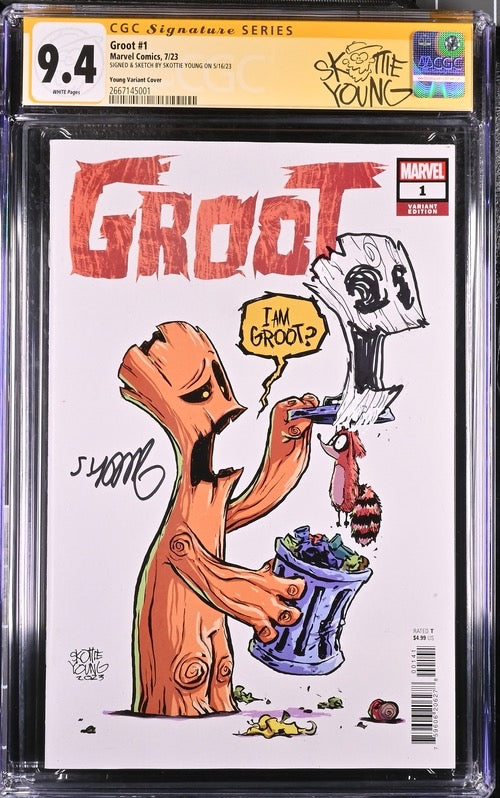 Groot #1 CGC Sig Series with Remark