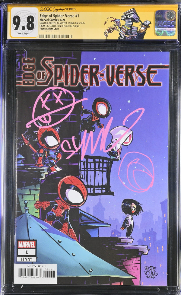 The Personal Collection of Skottie Young-Edge of Spider-Verse #1 9.8