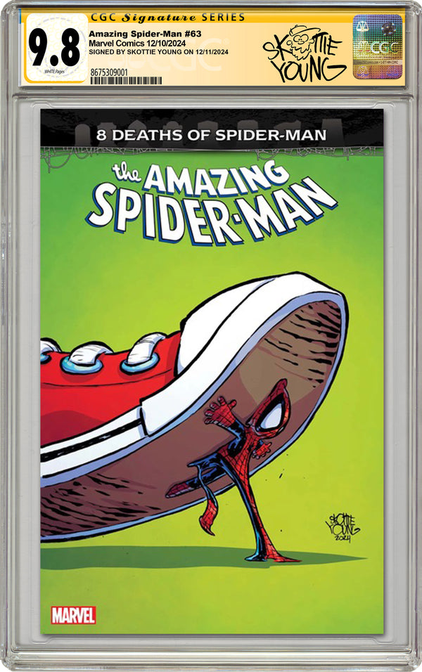 Amazing Spider-man 8 Deaths of Spider-man #63 CGC Signature Series 9.8