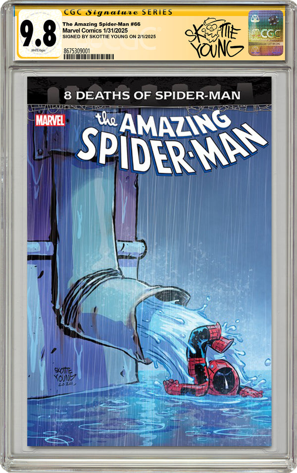 Amazing Spider-man 8 Deaths of Spider-man #66 CGC Signature Series 9.8