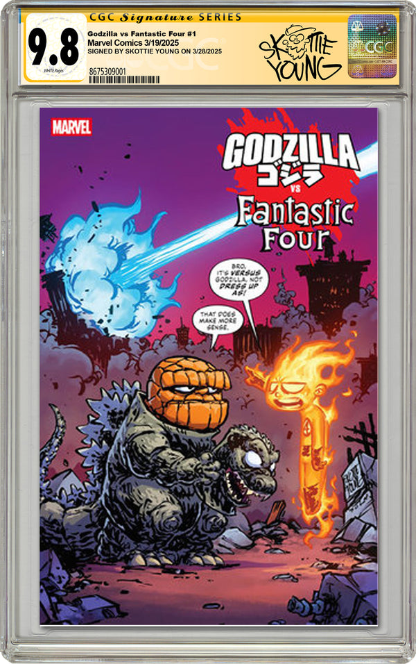 Godzilla vs. Fantastic Four #1 CGC Signature Series 9.8