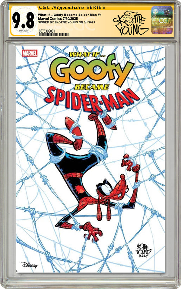 What if...? Goofy Became Spider-man #1 CGC Signature Series 9.8