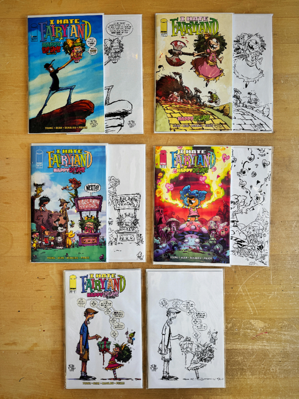 I Hate Fairyland #16-20 Incentive Cover Set