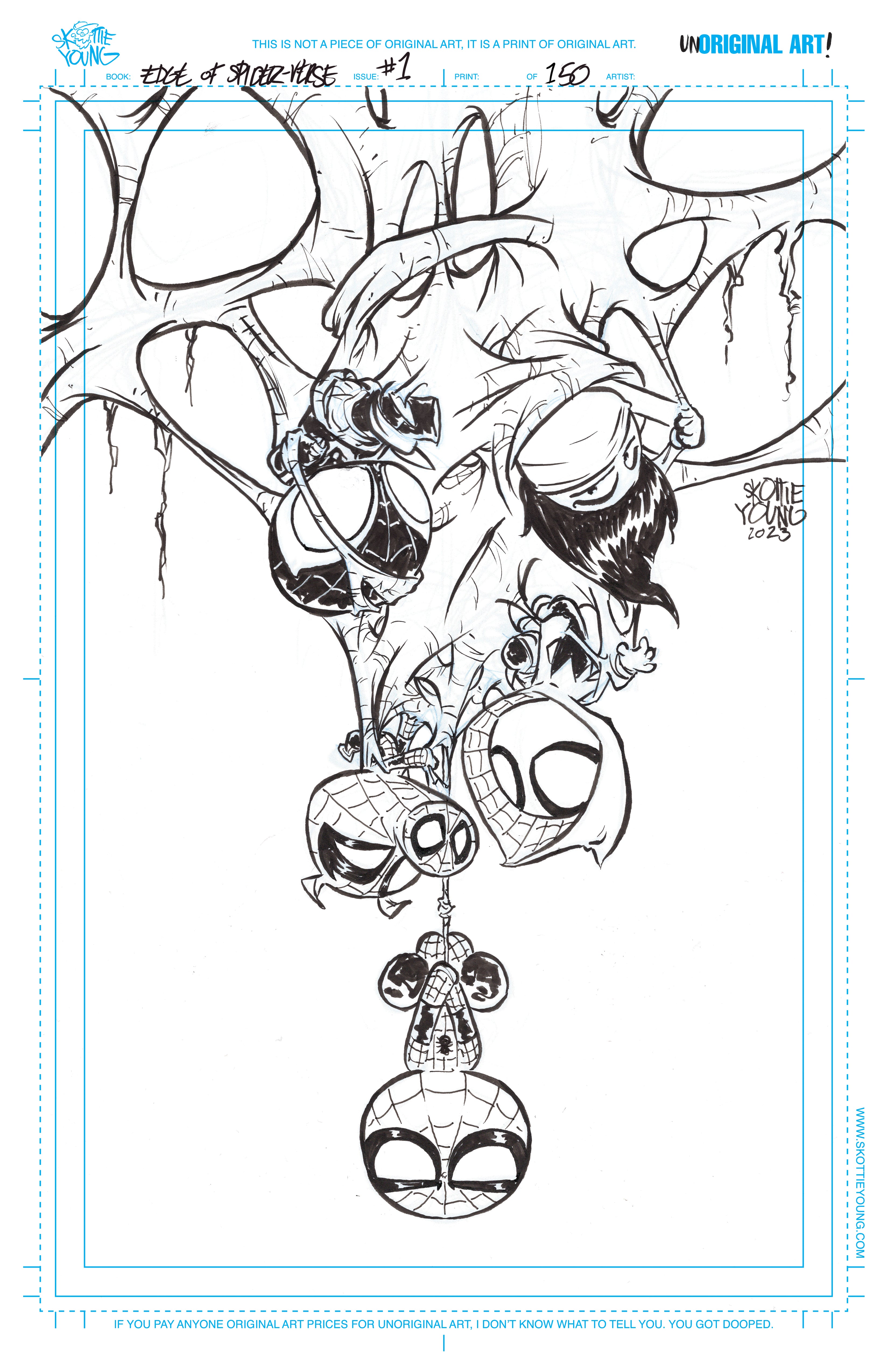 UnORIGINAL ART! Spider-verse – Stupid Fresh Mess